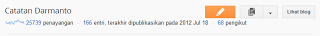 dasbor baru blogspot